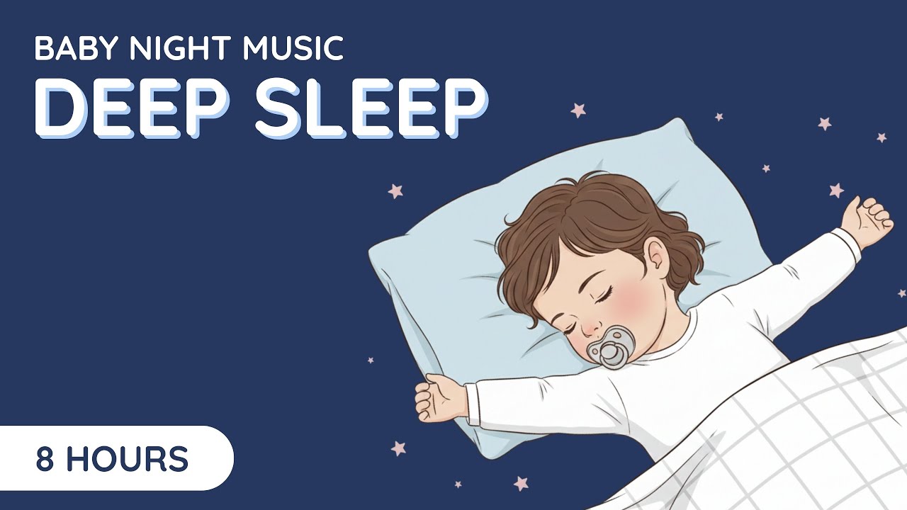 Baby Sleep Music 🎵 Sleep Instantly in 8 Hours 🌙 Mozart & Brahms Lullaby for Peaceful Nights