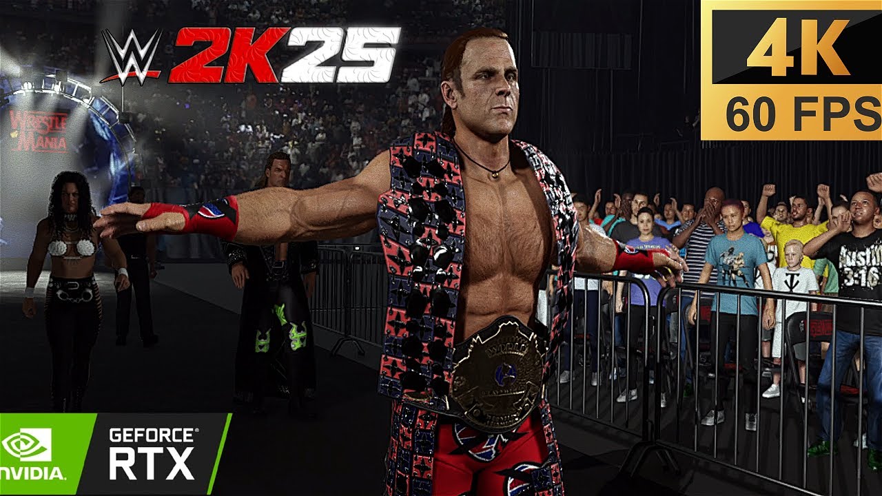 WWE 2K25 PC | Shawn Michaels vs. “Stone Cold” Steve Austin – WWF Title Match: WrestleMania 14