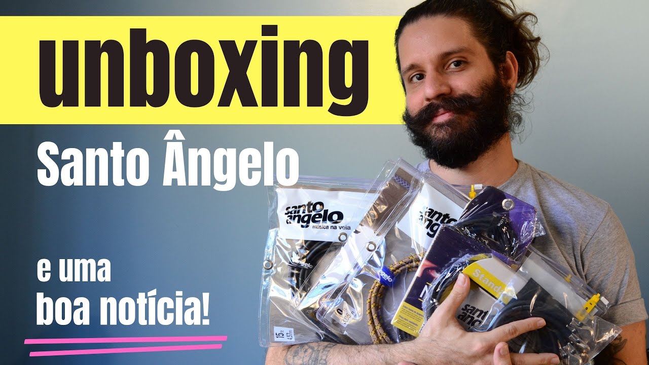 Unboxing | cabos SANTO &Acirc;NGELO e uma NOVIDADE para contar!