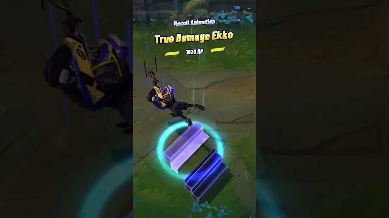 True Damage Ekko | Recall Animation #ekko #truedamage #leagueoflegends
