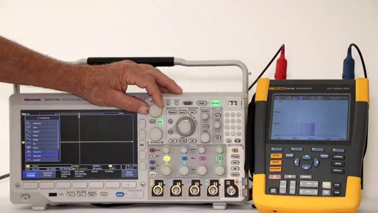 Fluke ScopeMeter Frequency Spectrum
