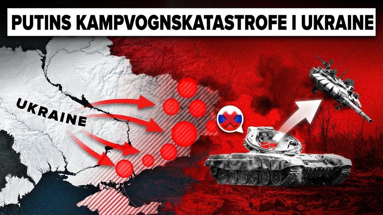 Putin ofrerer Russlands hær – voldsomme tab af kampvogne i Ukraine