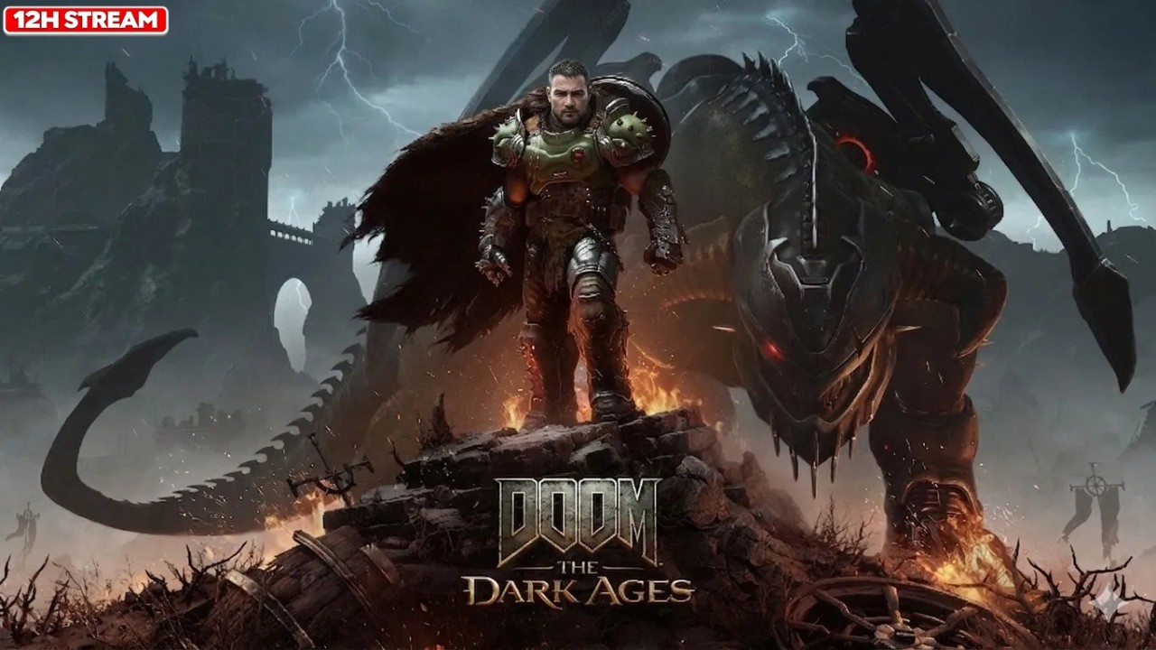 🔴The Origin of the Slayer: DOOM The Dark Ages  Part 1 | 12-Hour Daily Stream | FACECAM