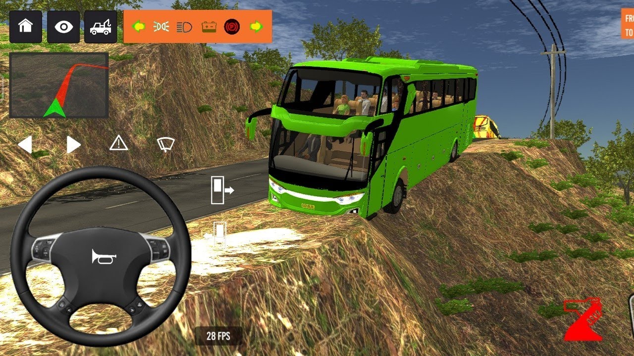 😈🔥BUS SIMULATOR INDONESIA || DRIVING EXPERIENCE|| EROU COACH BUS||🛣️♨️#bussimulatorindonesia #gaming