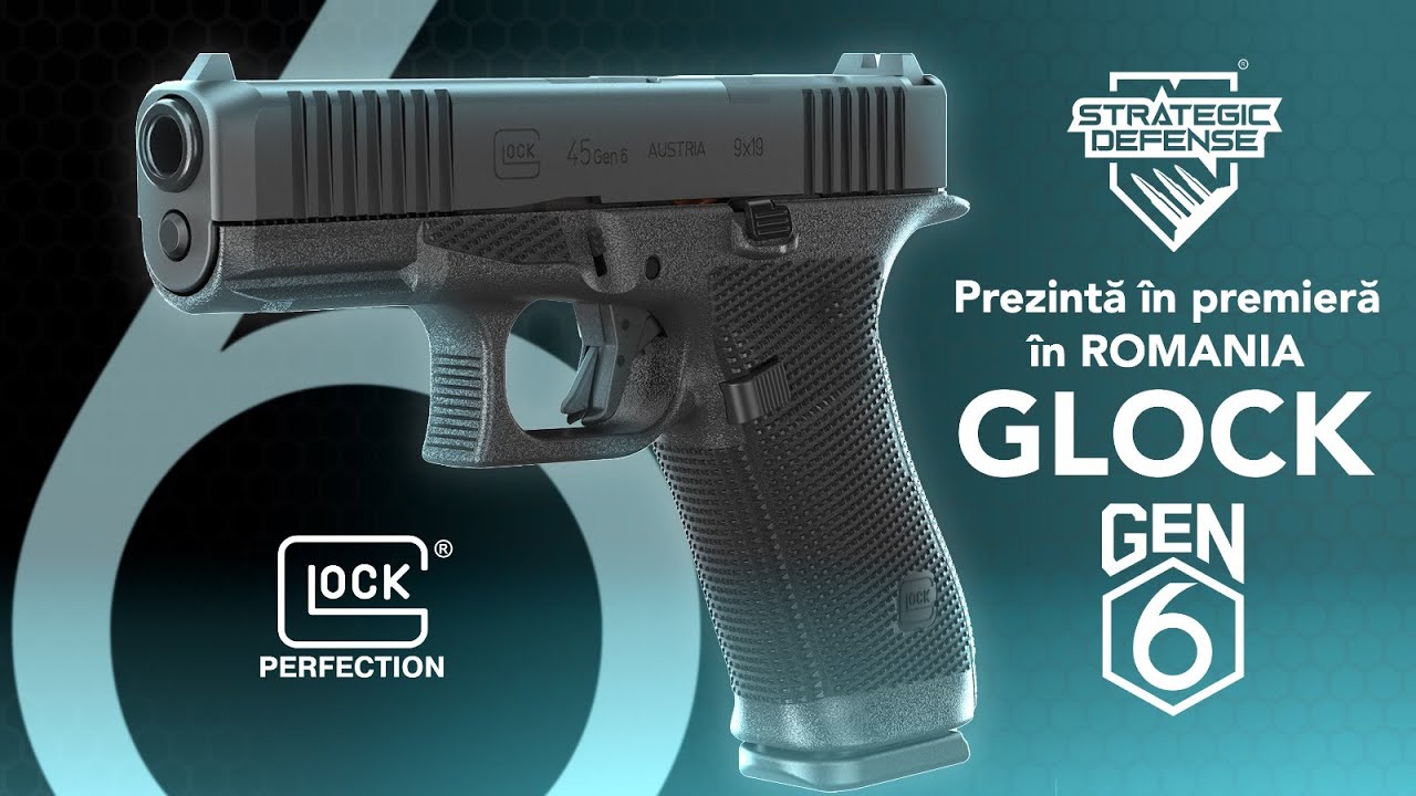Prezentare detaliată Glock Generația 6 - premieră națională de la Strategic Defense - și un premiu
