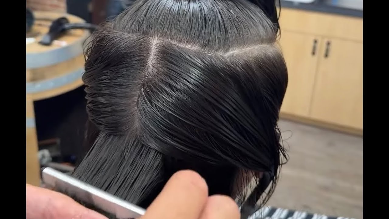MC Barber is live! Amazing makeover first short haircut in eight years