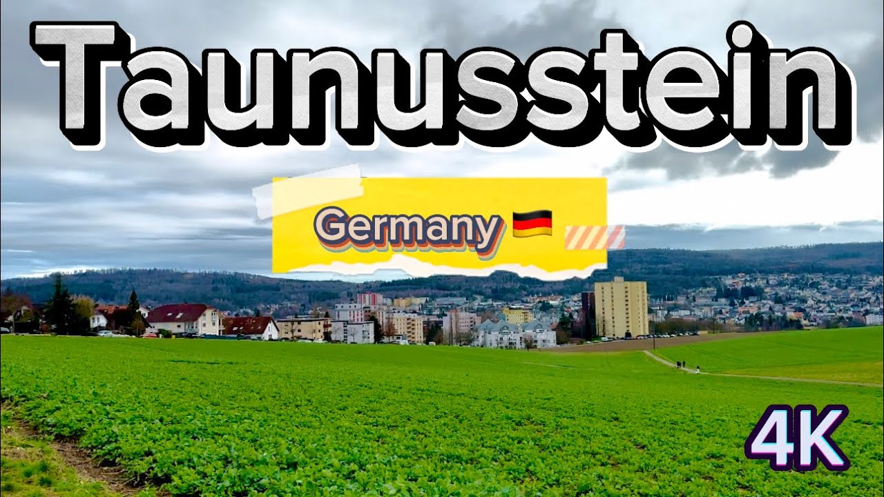 Taunusstein Germany Driving Tour |Drive In Germany [4K HDR] | 4K Driving Tour Germany 🇩🇪