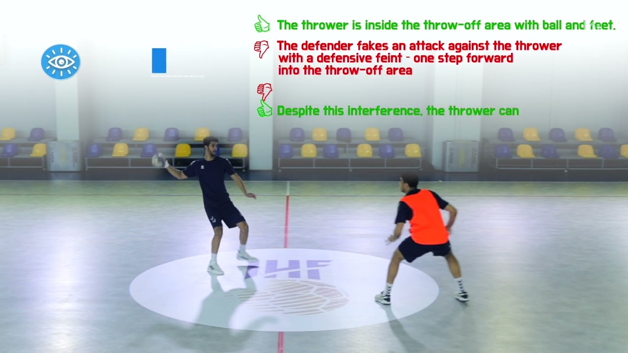 IHF Rule Interpretation | Direct Execution of the Throw-off (1-1)