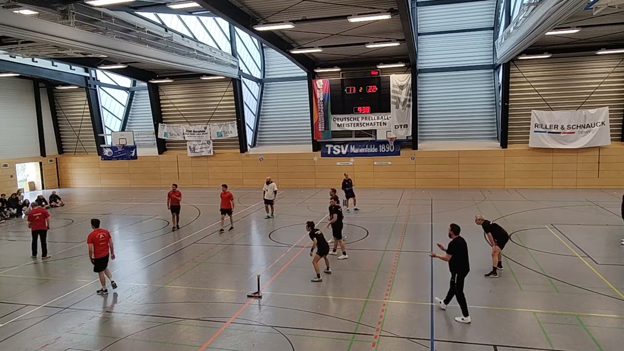Deutsche Prellball Meisterschaft 2025 Berlin - Männer-Finale -  TuS Meinerzhagen VS TV Rieschweiler