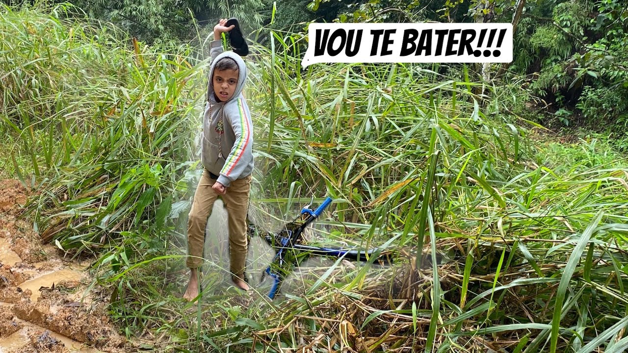 TROLEI O MINI INSCRITO (ESCONDI A BIKE DELE E FALEI QUE ROUBARAM).