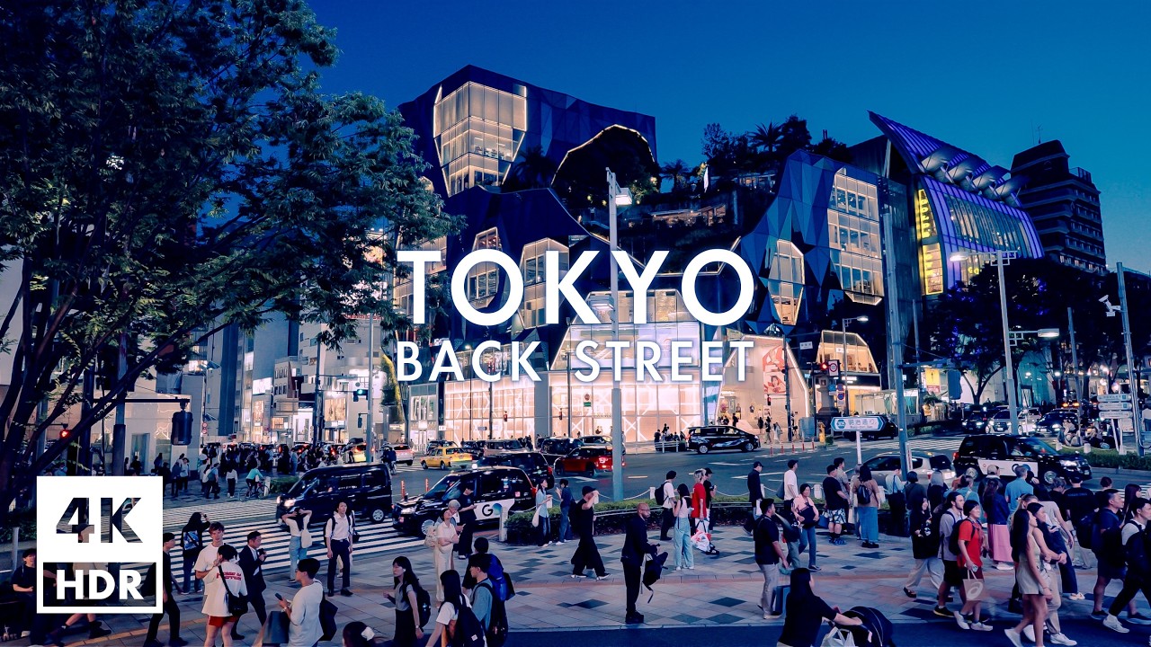 Twilight Backstreets of Harajuku, Tokyo | 4K HDR Urban Sounds【Jun 5, 2025】