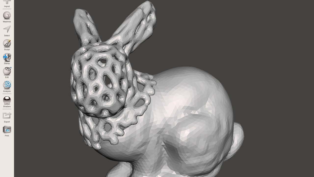 Основы Meshmixer: создание моделей Вороного для 3D-печати с помощью Meshmixer