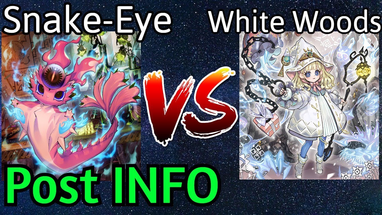 Snake-Eye Vs White Woods Centur-Ion Post INFO Yu-Gi-Oh!