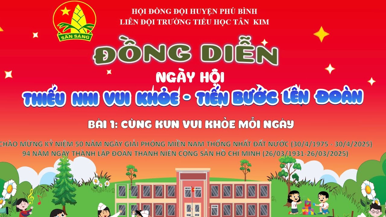 Đồng diễn bài 1: Cùng Kun vui khỏe mỗi ngày
