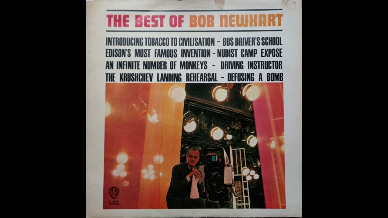 Bob Newhart - The Kruschev Landing Rehearsal (1960 Comedy Sketch) Vinyl rip