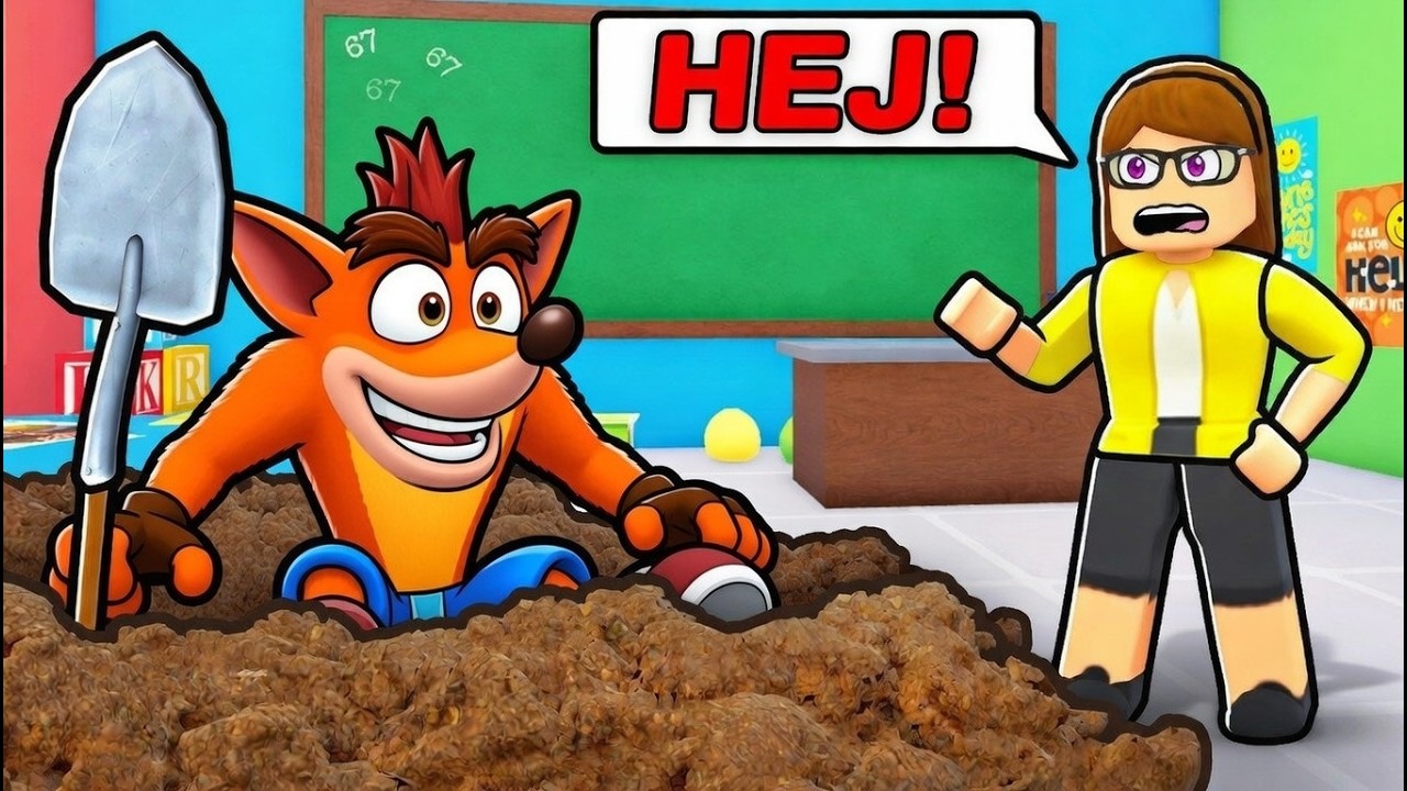Roblox, ale musím UTÉCT ze ŠKOLY!