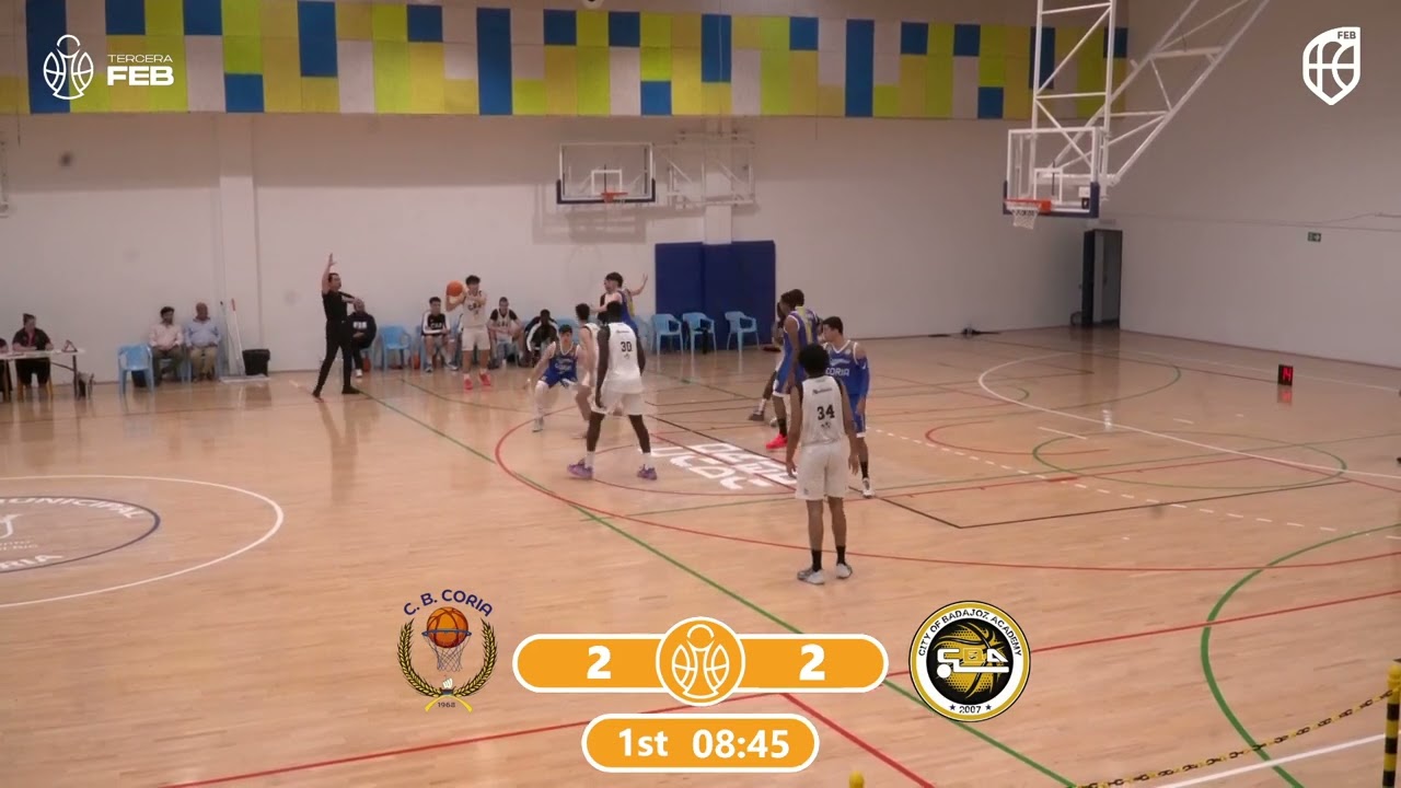 JORNADA 25 3º FEB GRUPO DB || ÁTICA SEVILLA CB CORIA VS CITY OF BADAJOZ ACADEMY