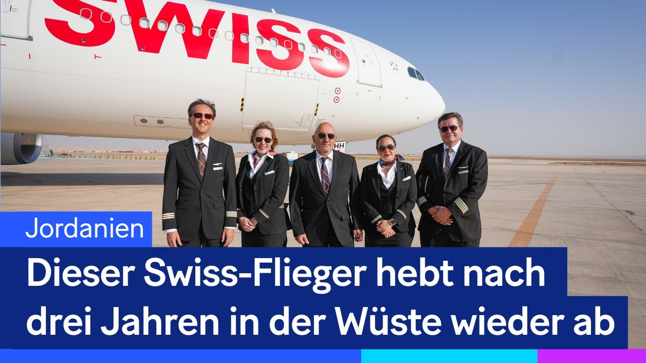 Mission Wüste – diese Crew weckt Swiss-Airbus aus dem dreijährigen Dornröschenschlaf ✈️