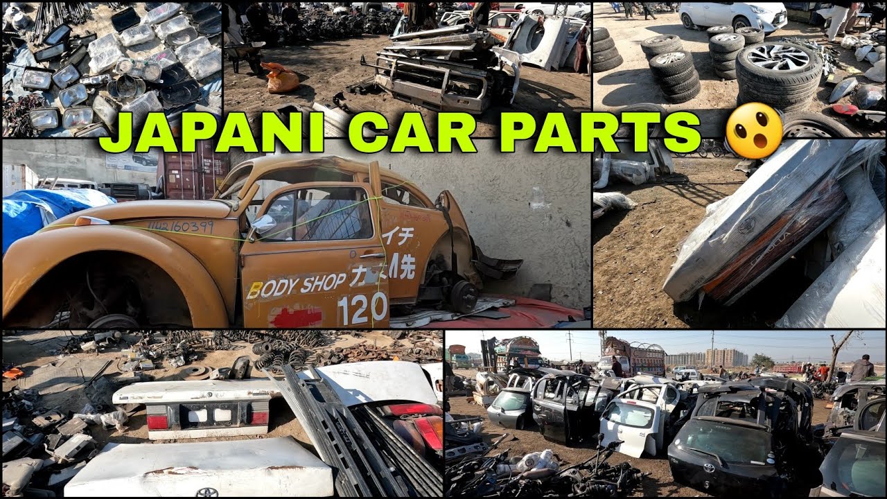 Japanese Cars Scrap Market in Rawalpindi || Foxy 8lac || Corolla 88 New Lights || Indus Corolla Part