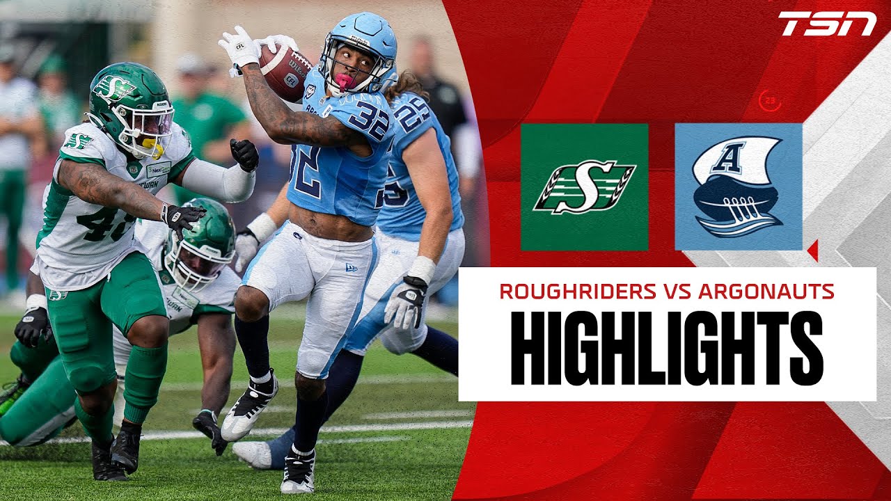 CFL Week 8: Toronto Argos vs. Saskatchewan Roughriders