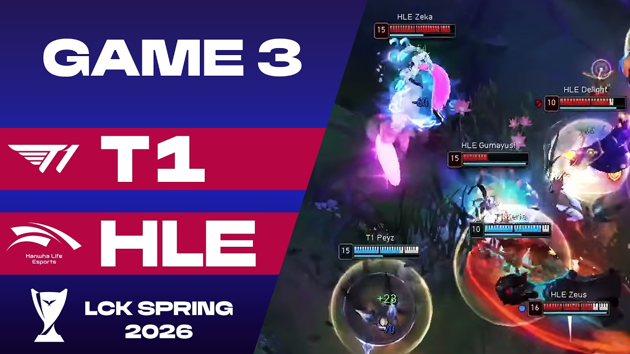 Zeka Ahri | T1 kontra HLE, mecz 3 | LCK Wiosna 2026 | T1 kontra Hanwha Life Esports