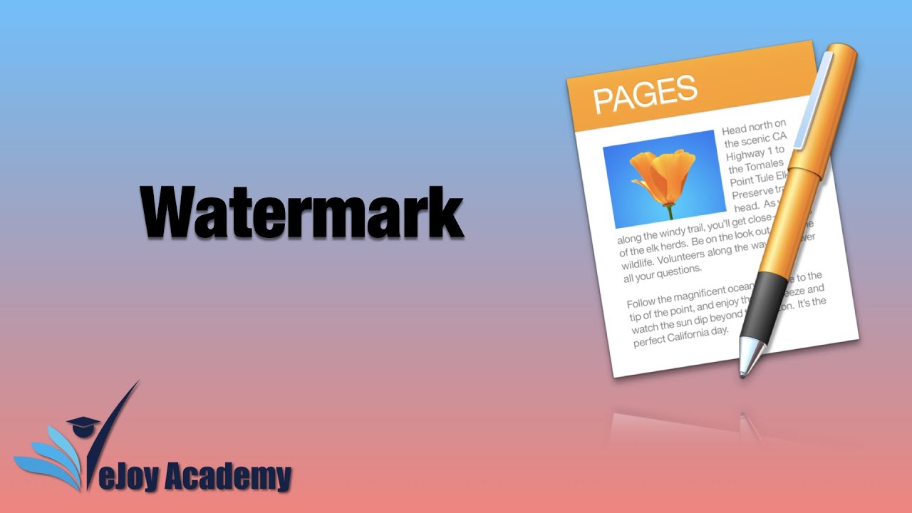 How to Make Watermarks in Apple Pages