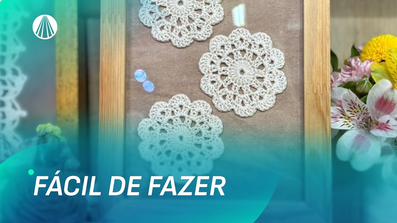 Aprenda a fazer uma linda flor de primavera em crochê! | Faça Você Mesmo
