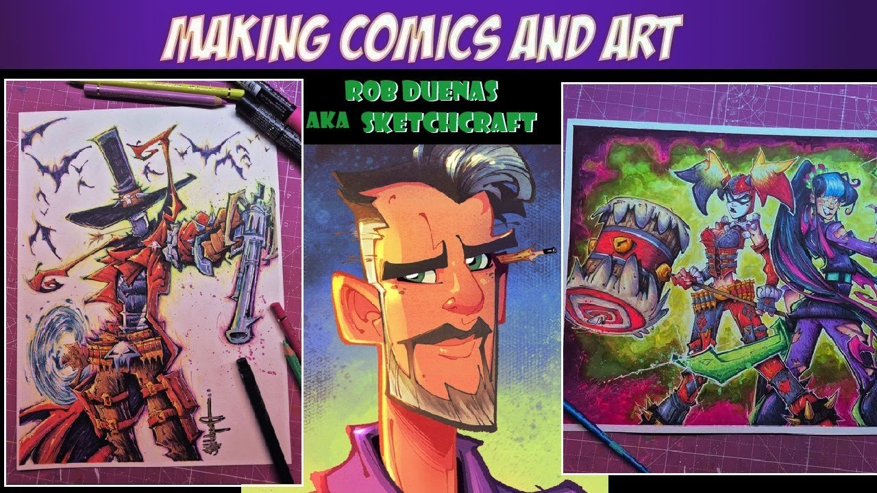 Rob Duenas Returns!  - Making COMICS and ART EP 382