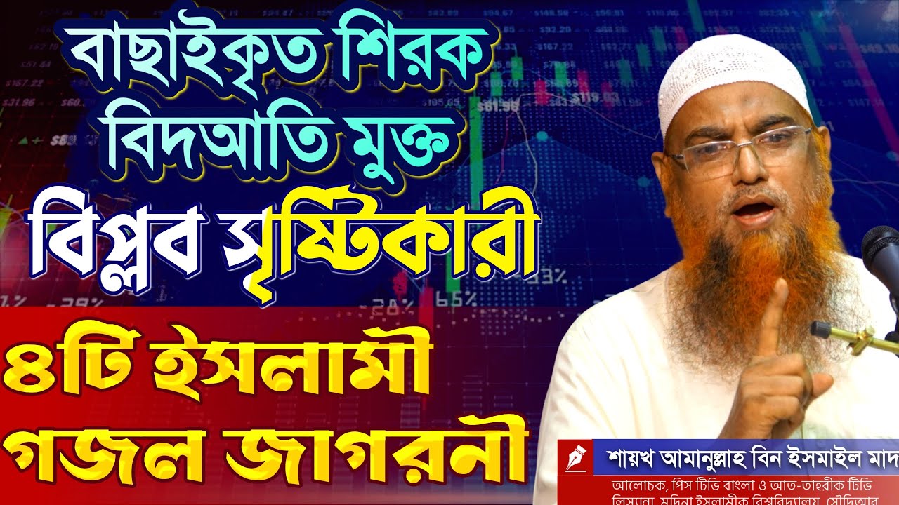 শায়খ আমানুল্লাহ মাদানীর কন্ঠে সেরা ৪ টি ইসলামী গজল | শিরক বিদআত মুক্ত জাগরণী | আল হেরা শিল্পীগোষ্ঠী