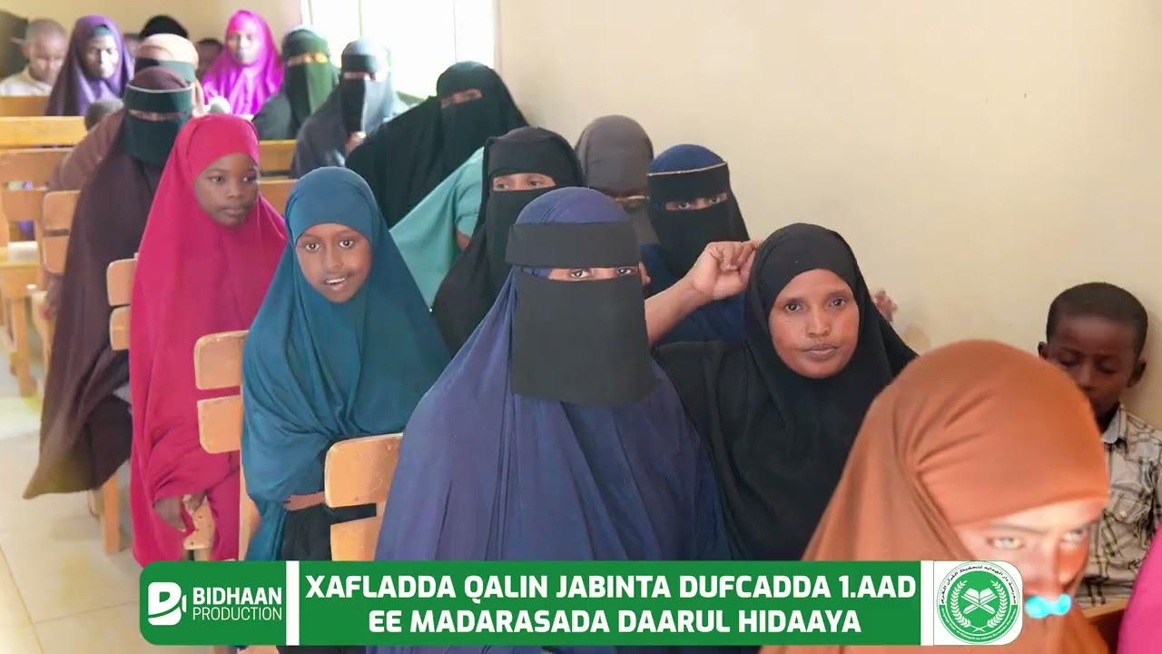 Xafladda Qalin Jibinta Dufcaddii 1aad Ee Madrasatu Darul Hidaaya 