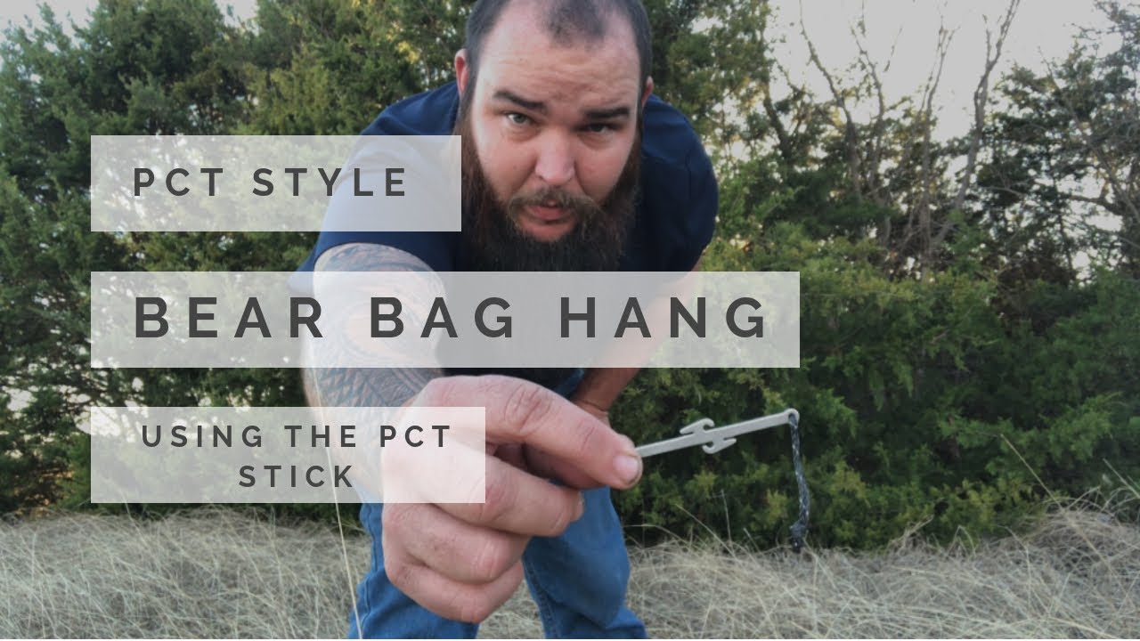 PCT Method, Hanging Your Bear Bag Using The “pct Stick”