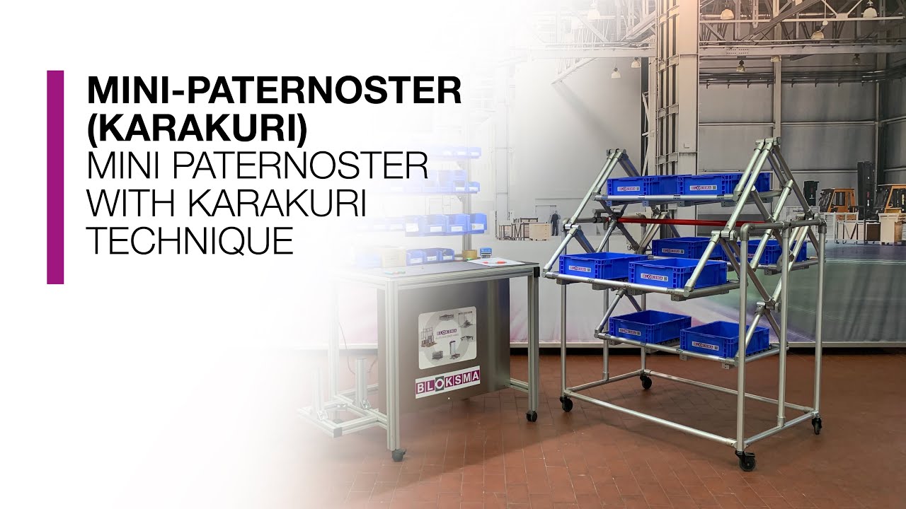 BLOKSMA • Karakuri – Mini Paternoster • mini paternoster with karakuri technique
