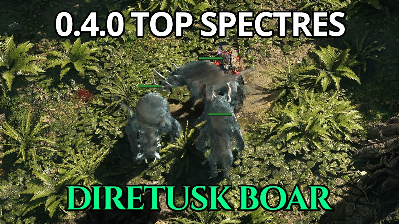 POE2 0.4 TOP 10 Spectre - Diretusk Boar in T15 Endgame