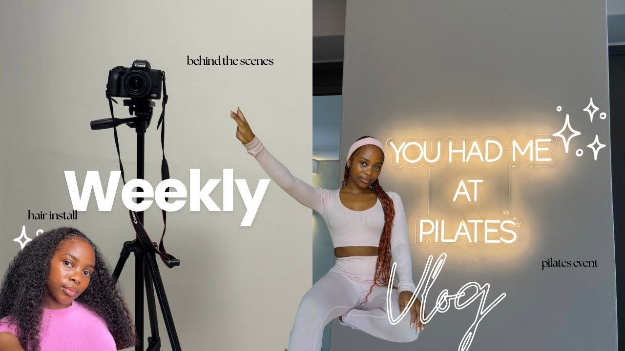 #weeklyvlog | Дни моей жизни: съёмки рекламной кампании BTS, мероприятие по пилатесу, новая причё...