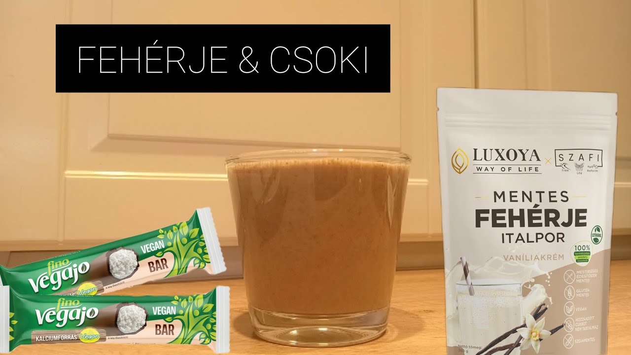 VEGAJO CHOCO BAR PROTEIN TURMIX 🍫💪 – BRUTÁL FINOM LETT!