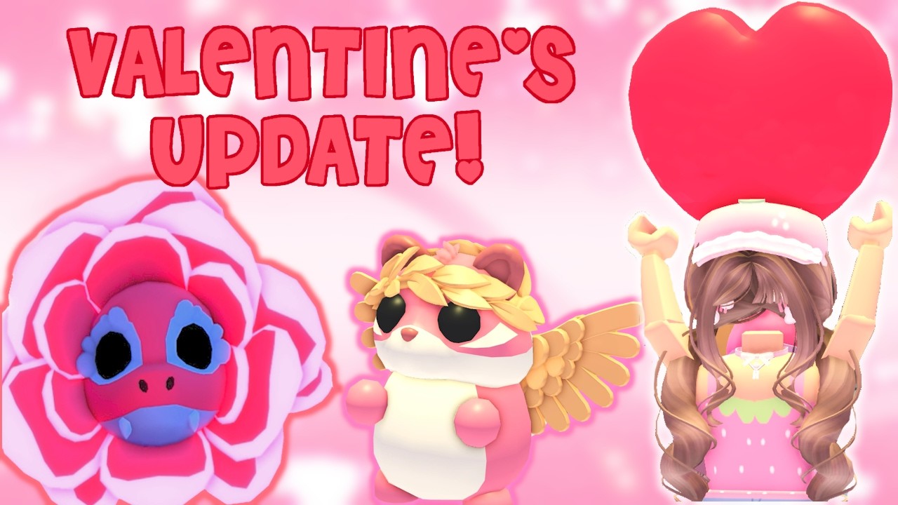 Valentine's Update! Rose Dragon & Cherub Chipmunks | Roblox Adopt Me 2026 | Riivv3r