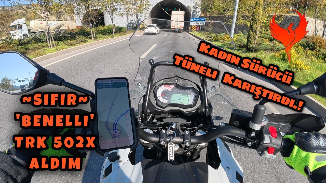 SIFIR BENELLİ TRK 502x Aldım --- KADIN SÜRÜCÜ TÜNELİ BİRBİRİNE KATTI. ! -- İLK İZLENİMLERİM.