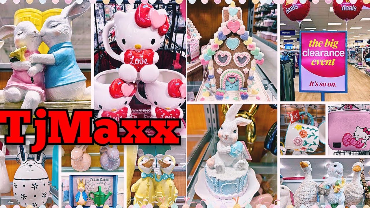 👑🛒Huge TjMaxx Storewide Clearance Shop With Me!! Plus All NEW Jackpot Easter 2024 Decor & More!!👑🐣🛒