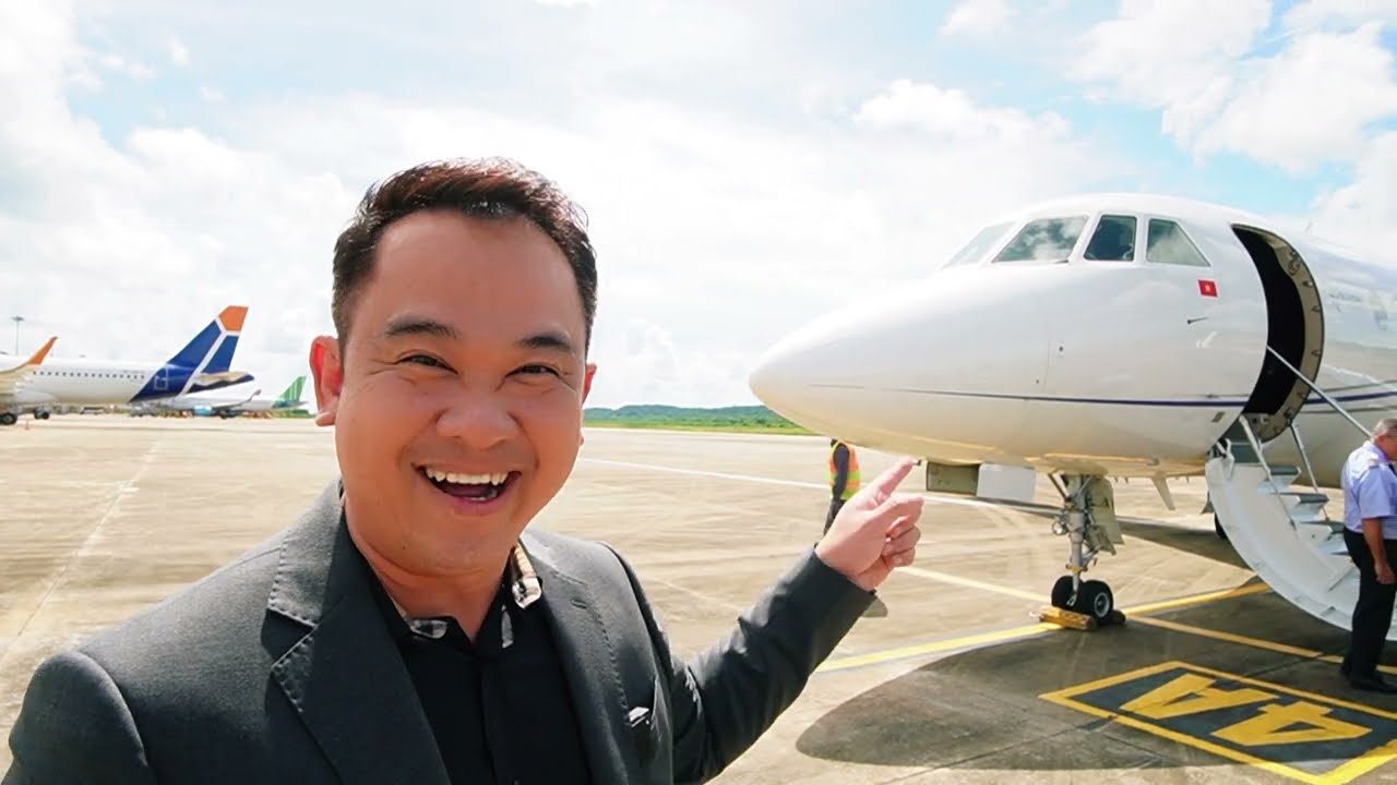 Trải nghiệm chuyên cơ Falcon 2000LXS trị giá hơn 35 triệu USD super VIP cảm giác siêu 