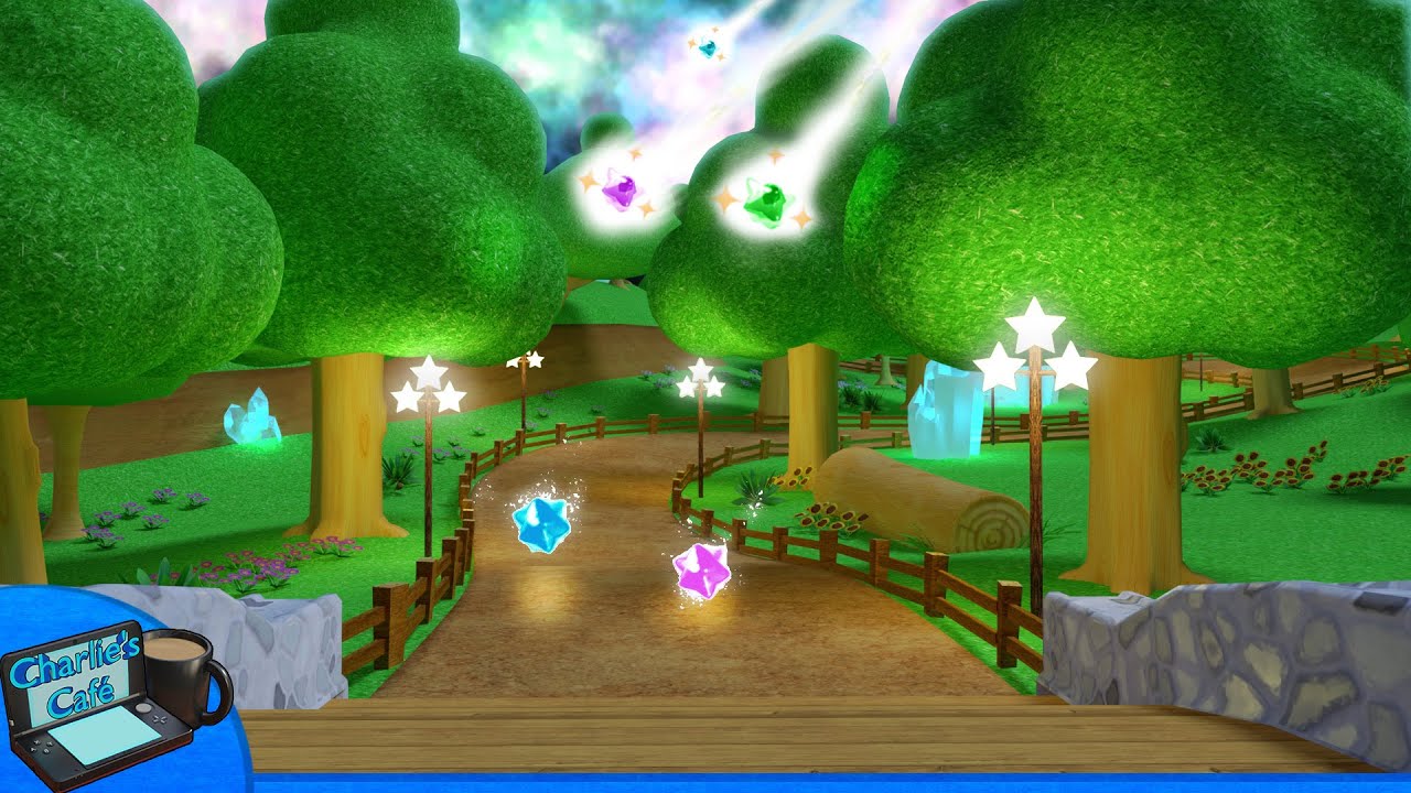 Modeling a Forest through Super Mario Galaxy's Castle Gardens