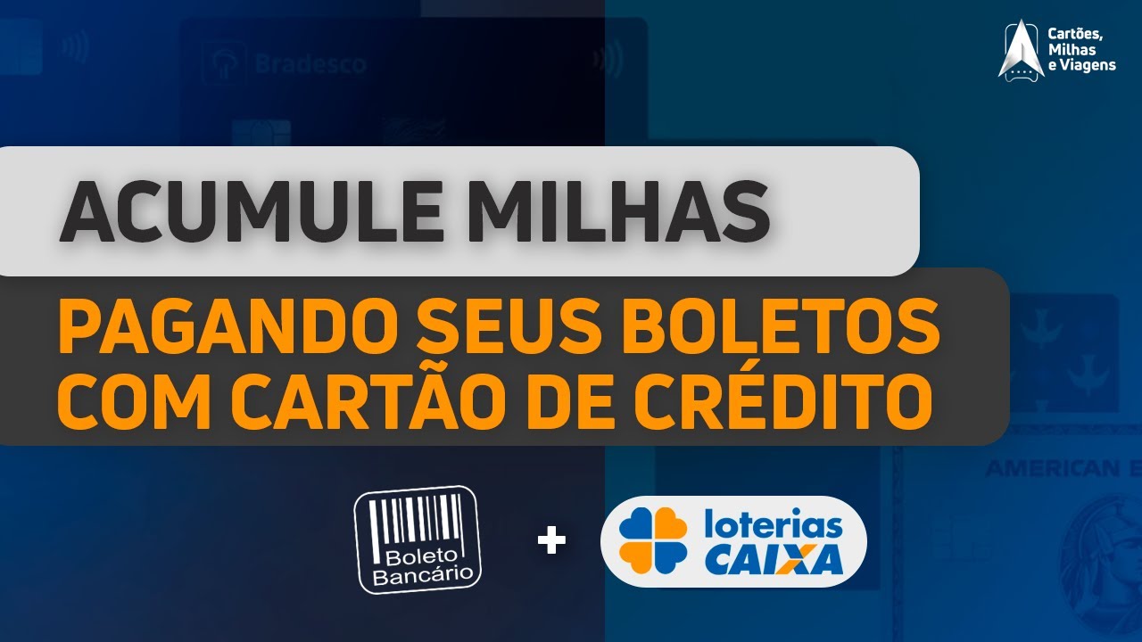 Como acumular milhas pagando suas contas com cartão de crédito?