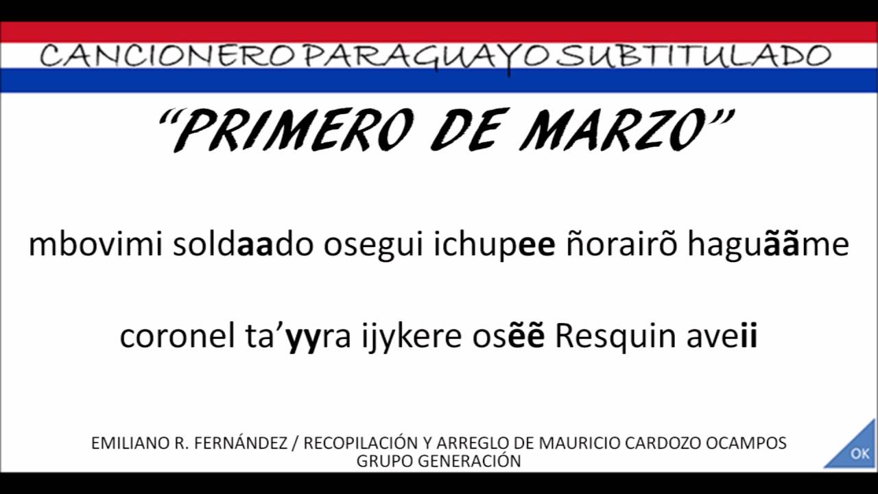1° MARZO