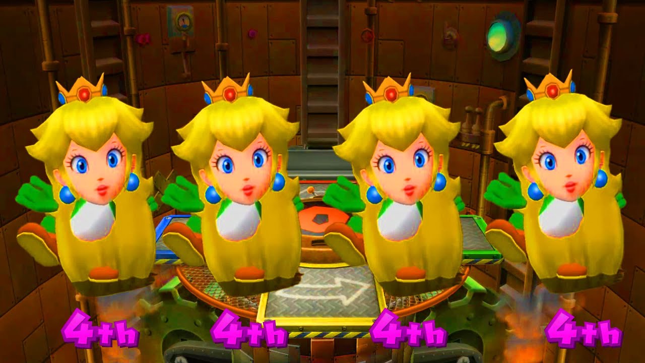Mario Party 9  Boss Rush - Yoshi vs Guy Shy vs Waluigi vs Luigi (Master CPU)