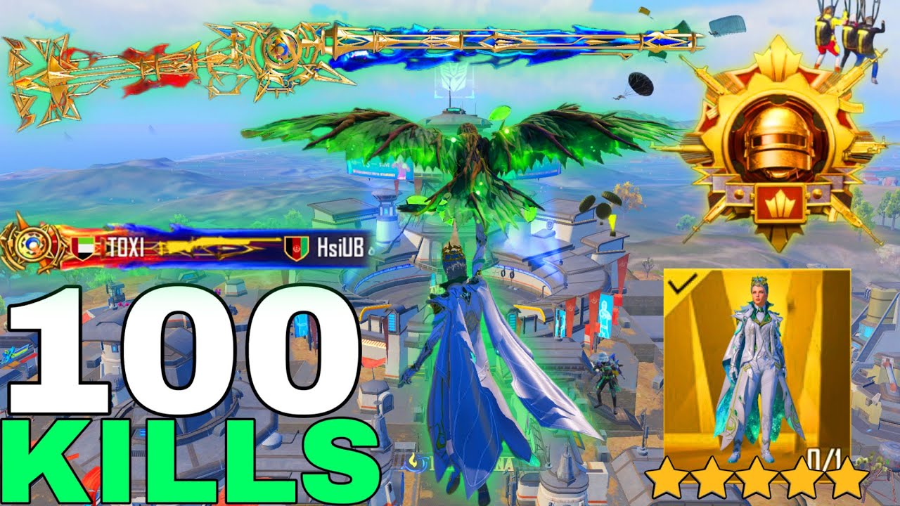 100KILLS?!🔥😱GAMEPLAY PUBG MOBILE WITH BEST OUTFIT Silvannus X-SUIT😍