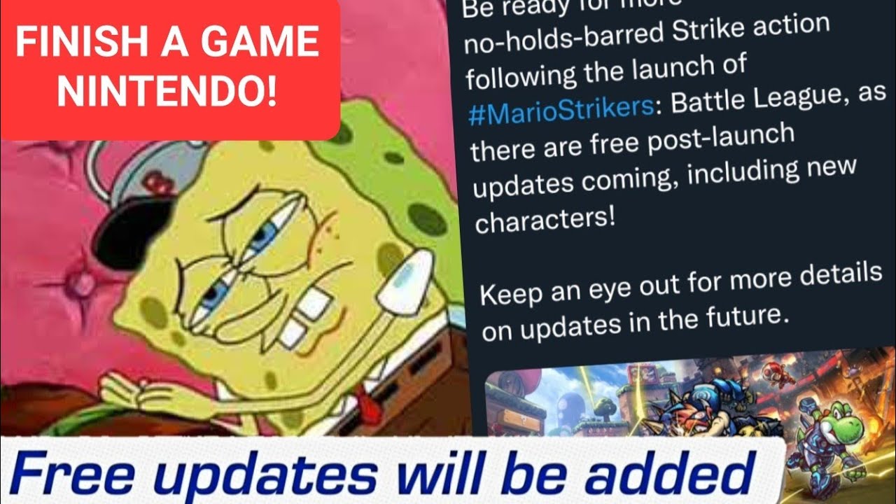 Nintendo Doesn't Finish Their Games- They RUINED Mario Strikers Battle League