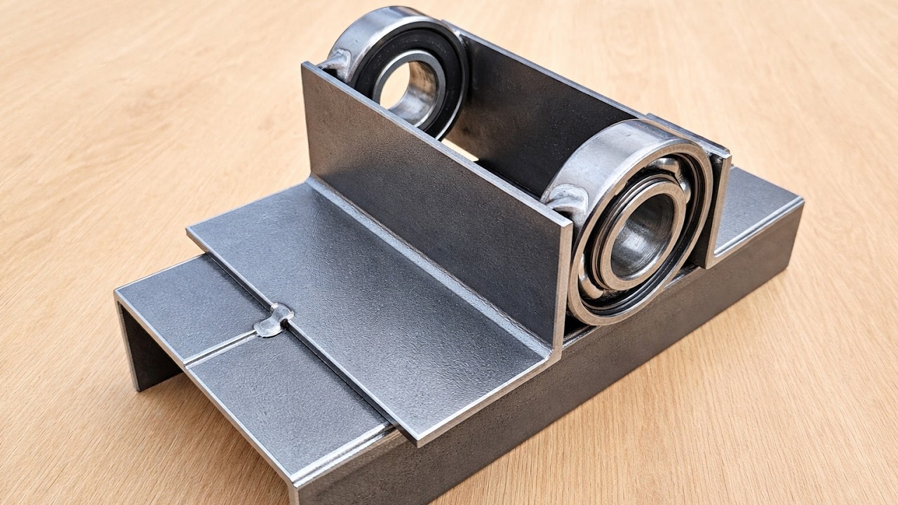 65-Year-Old Welder Makes a Tool to Remove and Install Chuck Threads from Old Bearings | DIY at Home