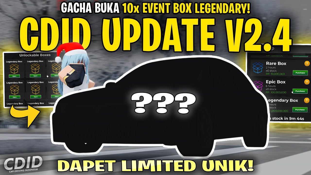 GACHA BUKA LEGENDARY EVENT BOX LIMITED CDID UPDATE V2.4 ! DAPET LIMITED UNIK - CDID V2.4 Roblox