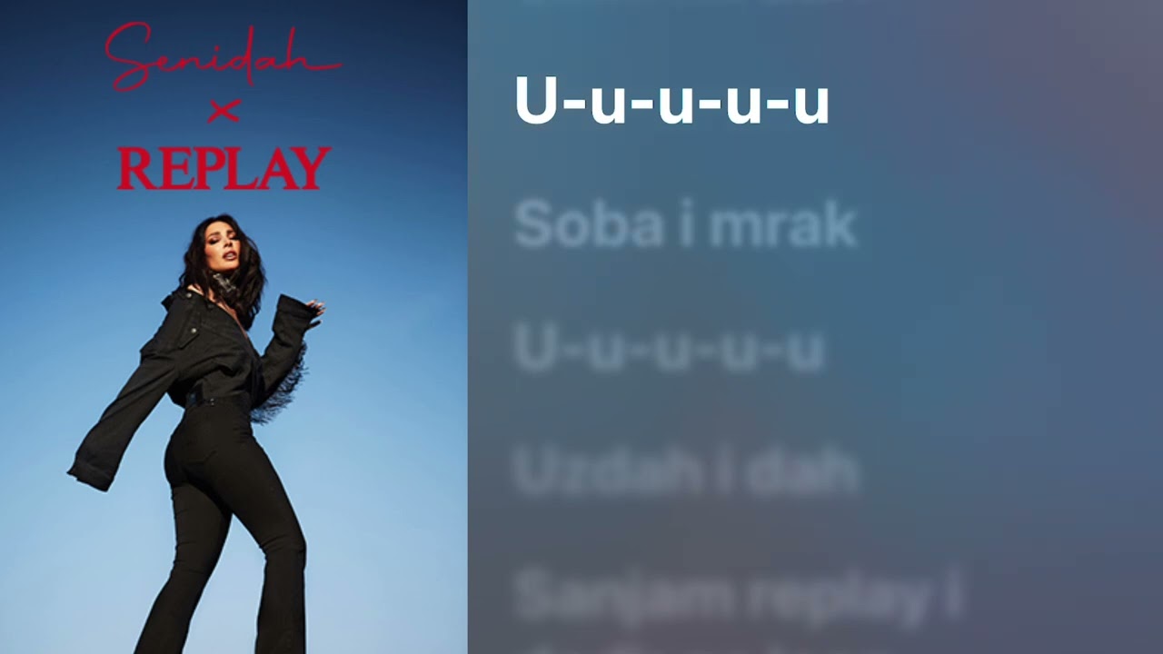 Senidah - Replay (karaoke, minus, matrica, instrumental)