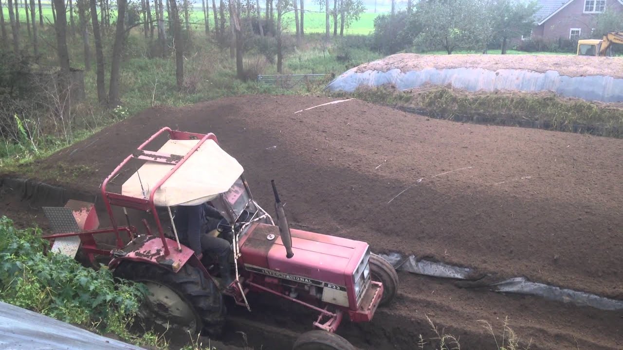 Kuil onderdekken met greppelfrees