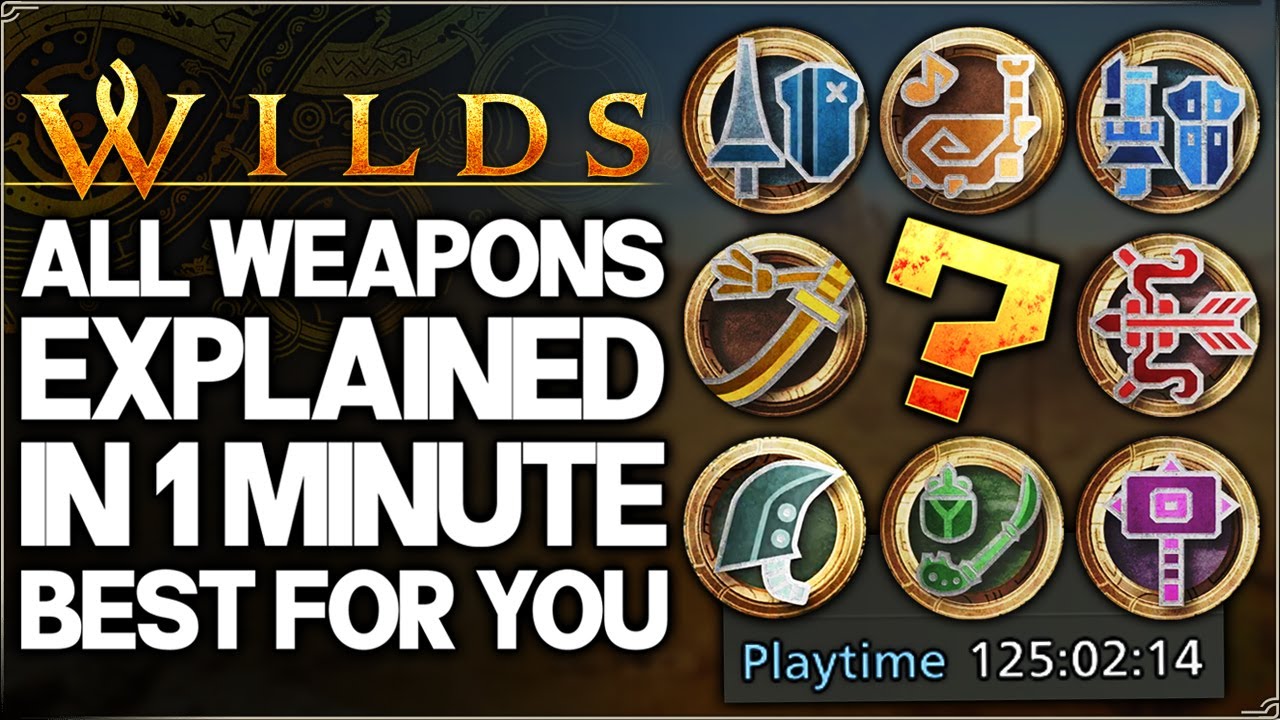 Monster Hunter Wilds - ALL 14 Weapons Explained in 1 Minute - Quick Start Guide & Best One For You!